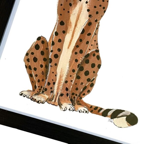 Set of 2 Framed Art Print by Patricia Pinto - Stupell Industries Jungle Cheetah - Picture 4 of 15